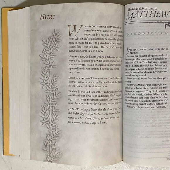 The Inspirational Study Bible NKJV Hardcover Max Lucado - Picture 10 of 13